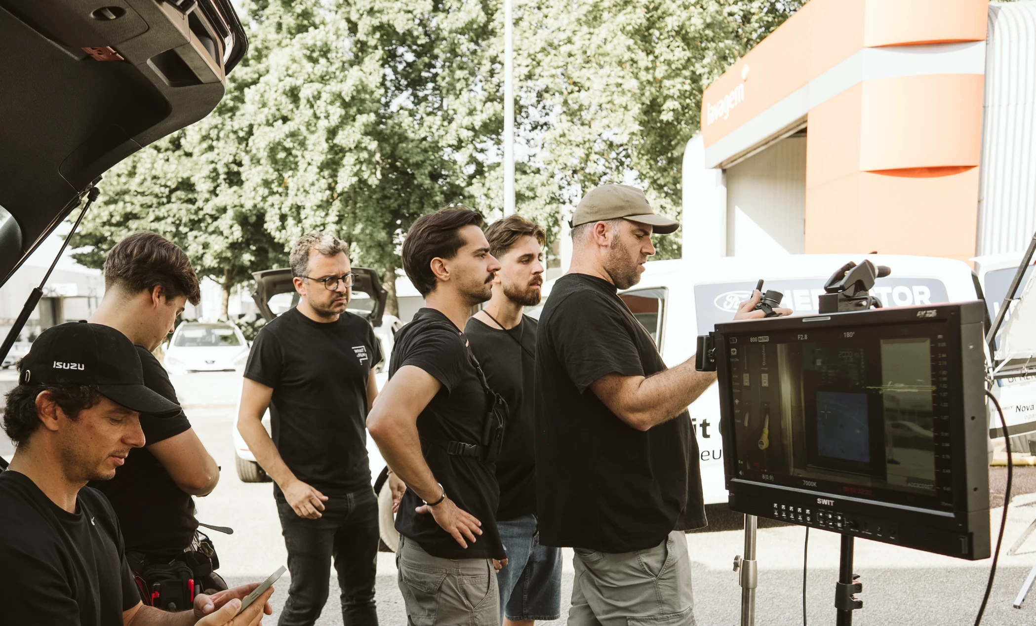 On set